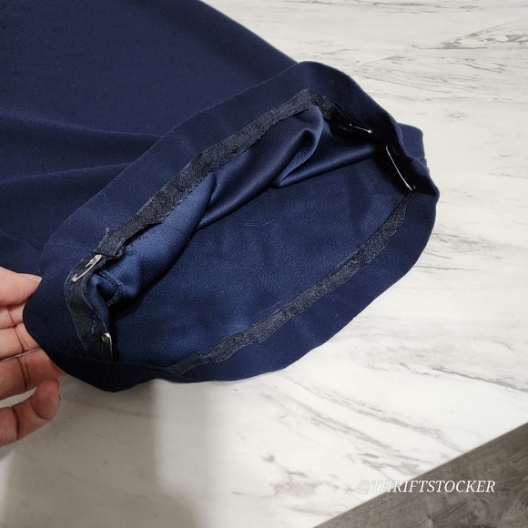 Trina Turk navy blue wide leg pants - Picture 10 of 10